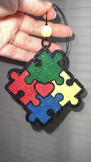 Autism Puzzle Piece Freshie