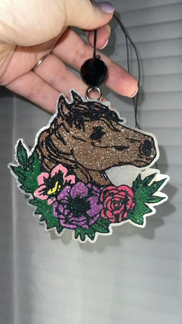 Floral Horse Freshie