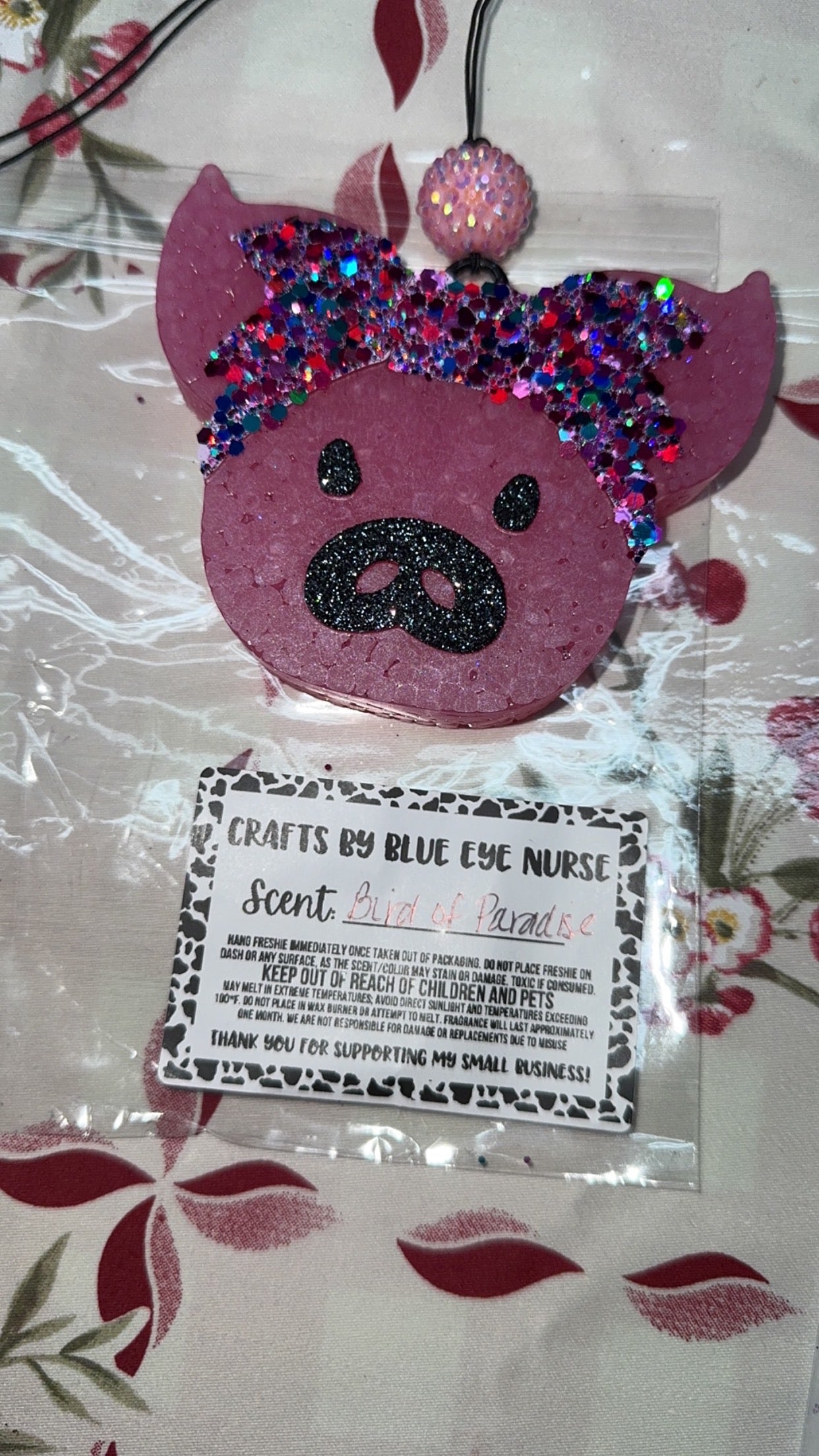 Piggy with Bow Freshie
