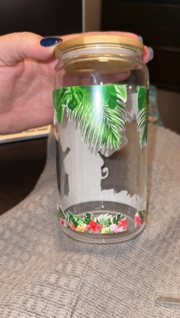 Elephant Glass Tumbler