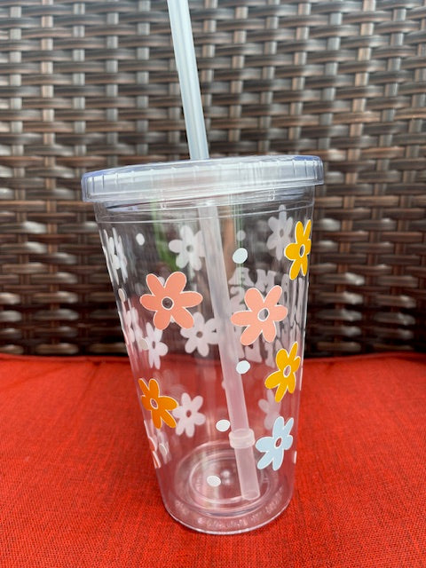 Mama Needs Coffee Tumbler with Straw