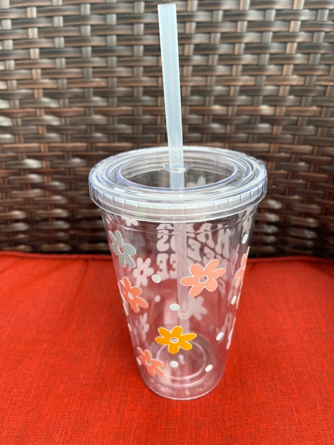 Mama Needs Coffee Tumbler with Straw