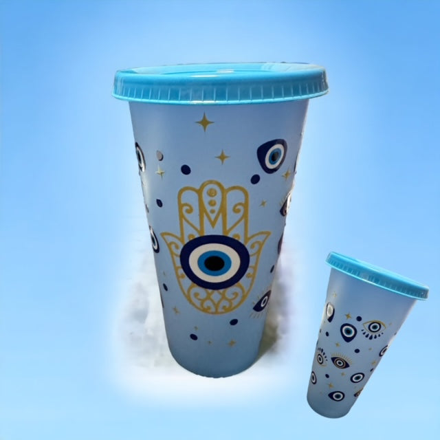 Evil Eye Protection Cold Beverage Cup